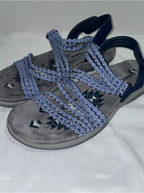 Skechers Reggae Slim Stretch Appeal Z-Gore Slingback Sandals